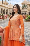 Mirror By Mrudangi Chinon Wholesale Readymade Plazzo Suits Suppliers In Mumbai
